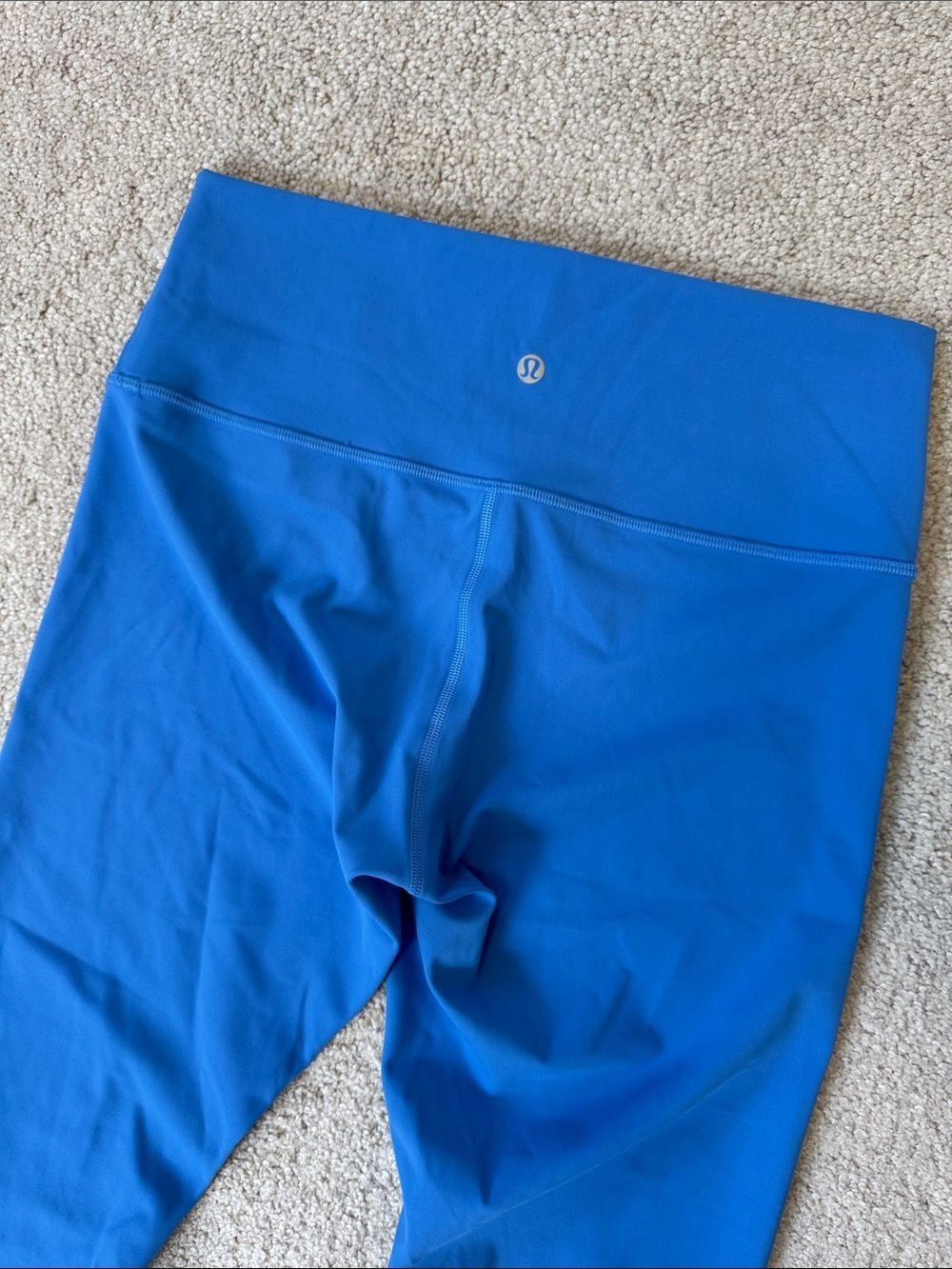 lululemon Wunder Under High-Rise Crop Leggings 23" Blue Nile Sz10 - Picture 5 of 7